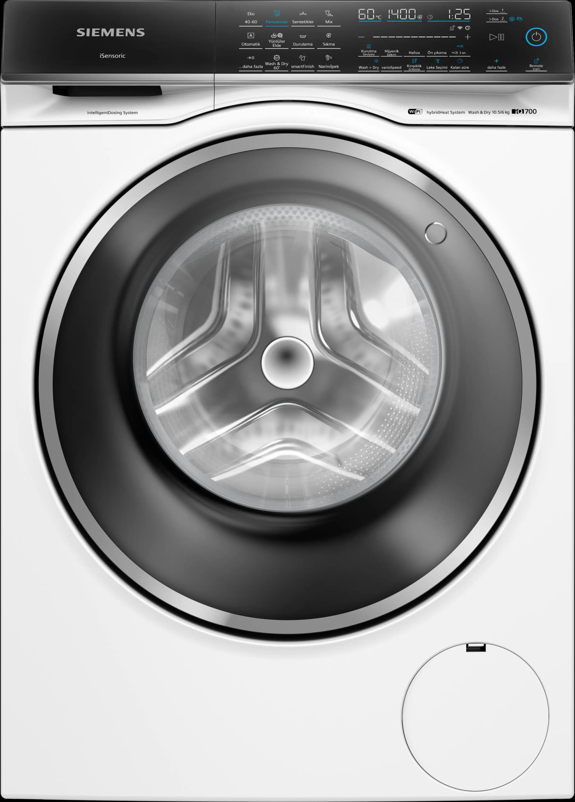 iQ700 Kurutmalı Çamaşır Makinesi 10.5/6 kg maks. 1400 dev./dak.